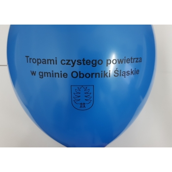 Balon z nadrukiem 'Oborniki Śląskie'